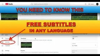 Ep. 1 - How to Add AUTO-GENERATE/TRANSLATE SUBTITLES CAPTIONS on YouTube Video FOR FREE!! EASY FIX!!