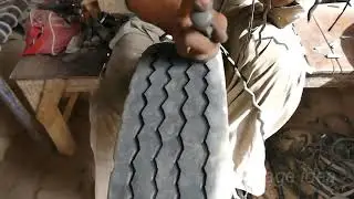 Restoration of old tires at pakistan | tyre repair shops