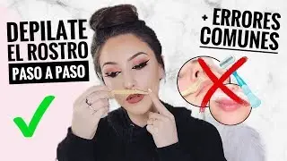 ASÍ ME DEPILO EL ROSTRO ( PASO A PASO ) + ERRORES COMUNES | Melina Quiroga
