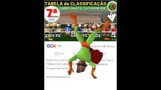 7&ordf; RODADA CAMPEONATO CATARINENSE  - 2023 TABELA DE CLASSIFICA&Ccedil;&Atilde;O!