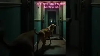 Caught on Camera: Dog Barks at Mirror &mdash; Then THIS Happened | Viral Horror Short&rdquo; #horror