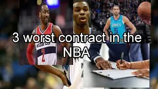 3 worst Contract in the NBA.  #nba #youtuber #nbahighlights #nbasuperstar #supportlocal #youtuber