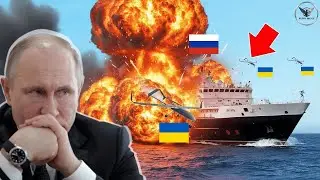 Ukrainian Drones STRUCK Russian Spy Ship &mdash; Then VANISHED It All