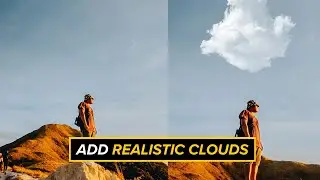 Add realistic clouds in Photoshop - Photoshop beginners tutorial