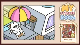 Decorating the Magic Room! | My Sticker Room Gameplay | part 24