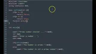 Check if An Integer is A Prime Number or Not, C++ Implementation
