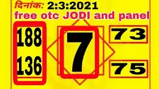 FREE_FREE 03-03-2020 KALYAN MATKA FIX JODI PANNA DONT MISS GAME CONTACT