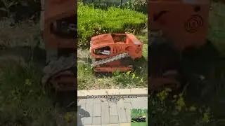 cutting width 800mm wireless radio control brush cutter cordless for sale China manufacturer factory