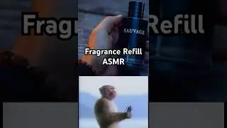 FRAGRANCE REFILL ASMR 🤤 #fragance #asmrsounds #dior #perfume #cologne