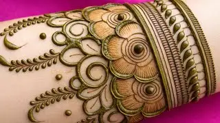 Stylish & Attractive Front Hand Mehndi Designsl mehndi designs| henna designs| simple mehndi designs