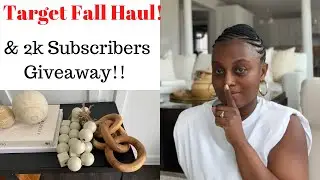 Target Fall Haul- Studio McGee/ Hearth and Hand/ Giveaways