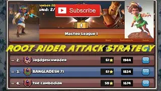 War League Day 2 | Town Hall 17 Root Rider Attack Strategy #coc#gaming#clashofclans#games