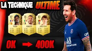 ACHAT REVENTE FUT 22 | PASSER DE 0K &agrave; 400K 📈 SUPER FACILEMENT - TUTO ACHAT REVENTE