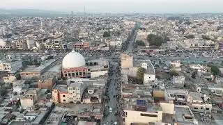 Drone video of Muftian Dina Pakistan 