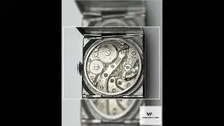 1926 Bulova &ldquo;Bernard&rdquo; 15 Jewel Art Deco, Two Tone Chased Case,