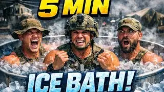 5 Minutes Ice Bath Challenge | Mind Over Pain ❄️#icebath #icebathchallange #recovery 