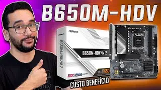 7800X3D Não Fez Cócegas! Placa Mãe Asrock BB650M-HDV - Unboxing e Testes Iniciais!