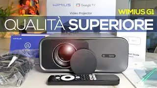 “WIMIUS G1 Recensione 🔥 Il Miglior Proiettore Smart 4K con Google TV del 2025?”