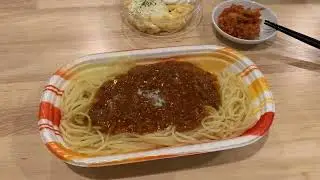 今日の晩御飯　ミートソース