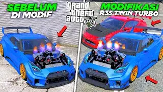 Aku MODIFIKASI Mobil R35 Twin Turbo Langka Untuk Ikut Balapan CARMEET JDM Di - GTA 5 MOD