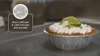 Key Lime Pie &mdash; A tasty classic by The Buttered Tin!