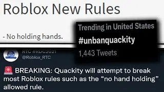 Roblox Banned Quackity... (New Rules)