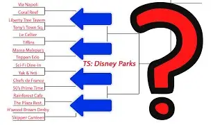 Table Service in Disney Parks First Round Results! - Best Disney Restaurant Tournament!