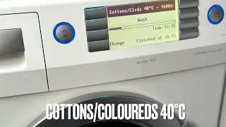 Siemens serie IQ WIQ1635GB - Cottons/Coloureds 40&deg;C