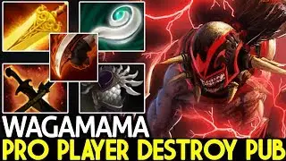 Wagamama [Bloodseeker] Imba Raid Boss Pro Player Destroy Pub Game 7.21 Dota 2