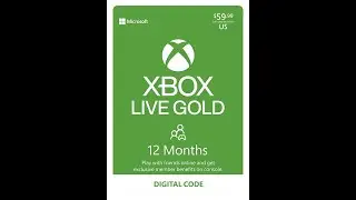 Xbox Live Gold: 12 Month Membership [Digital Code]
