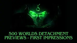 500 Worlds Necron Detachment Previews - First Impressions