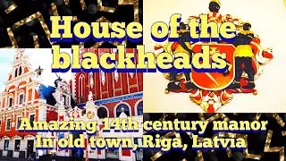 House of the blackheads. Amazing merchant manor, 14th century. In old town Riga, Latvia