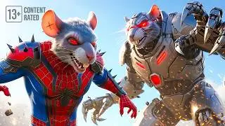 SPIDER-MAN MOUSE vs RATBOT! | JOKER &rsquo;s Insane Mutation Plan Unleashed 🧪🐭💥 (13+)