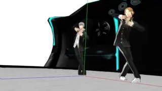 {Persona 4} {MMD} {Yosuke Hanamura/Souji Seta} Low