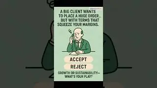 A BIG client wants to place a HUGE order | Business Decision Making  #launchstrategist #startup