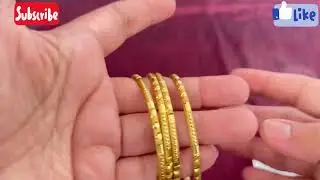 1 gramgold set bangles 🌹design with price #wholesaleonegramgoldjewellery #chandamama Jewelles