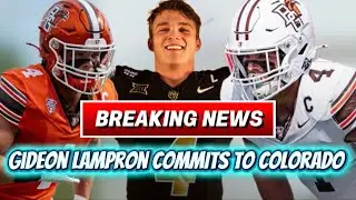 🚨BREAKING: Gideon Lampron LB COMMITS to Deion Sanders & Colorado | TOP LB in the Transfer Portal