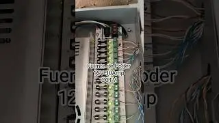 Fuente de Poder Centralizada 12V 30Amp para CCTV #cctvcamera #home #wifi #cctv #camera