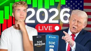 🚨🇺🇸B&Ouml;RSENSTART! So Reagieren die M&auml;rkte auf Trump VS Venezuela - Live Trading!🔴