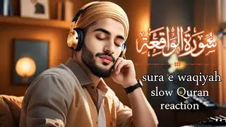 Haret tuching Quran reaction (sura e waqiyah)😴🙂🎧