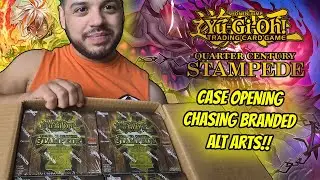 Yu-Gi-Oh! QUARTER CENTURY STAMPEDE CASE OPENING - CHASING BRANDED ALT ARTS!