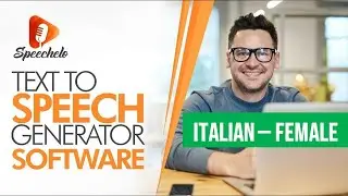 Speechelo Demo Voices - Italian &ndash; Female - Voices from Speechelo