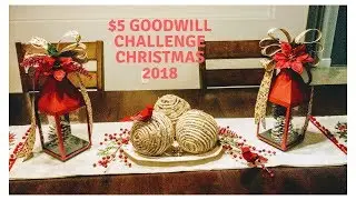 $5 Goodwill Challenge Christmas 2018