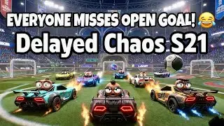 EVERYONE MISSES Open Goal! 😭 Rocket League Chaos S21 😂