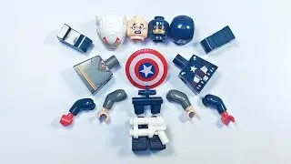 LEGO CAPTAIN AMERICA AND LEGO STUDENT MUSK | ASSEMBLE LEGO