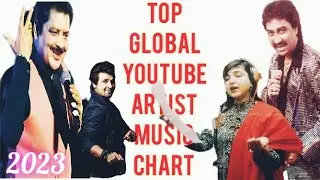 Top global music artist chat YouTube Indian all singer rank 2023