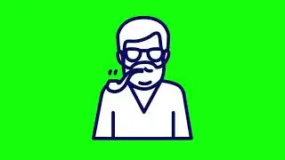 Chroma Key and after effects, green screen and animation icons.