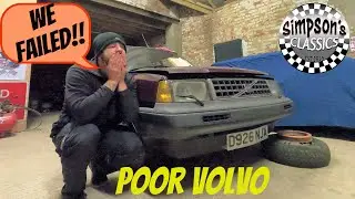 EPIC FAIL!! THINGS DONT GO TO PLAN - Abandoned Volvo 340