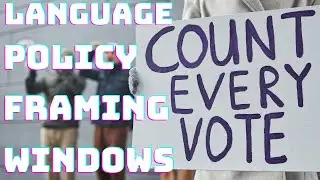 Decoding Political Language: Framing, Policy, and Windows