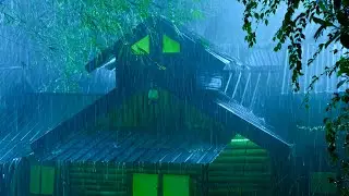 Goodbye Stress to Sleep Soundly with Heavy Rain and Wind White Noise for Sleeping